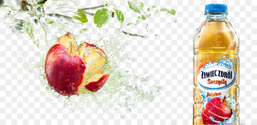 Saft Apfel-Werbung - Apple-Getränke Werbe-creatives