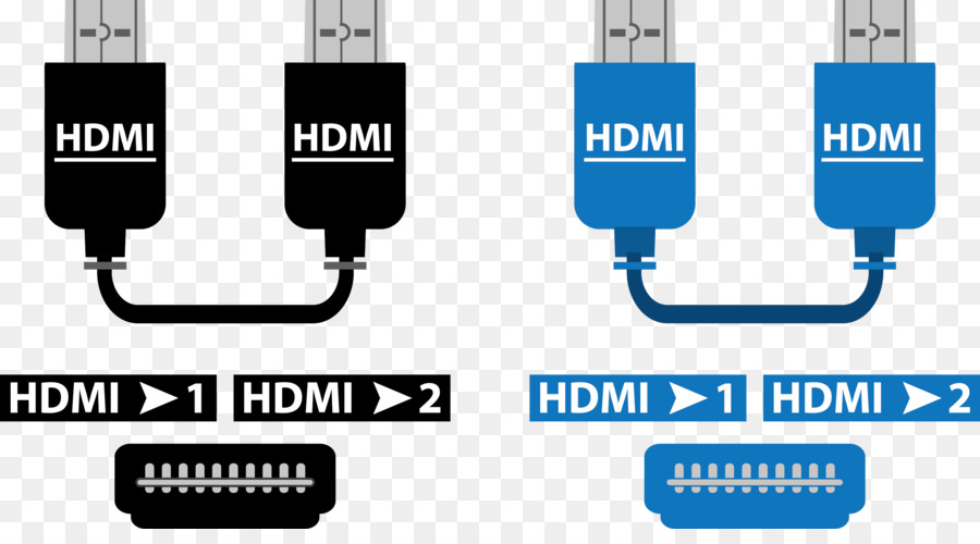 Elektrische Kabel-HDMI-Fernseher - Vektor-Netzwerk-TV