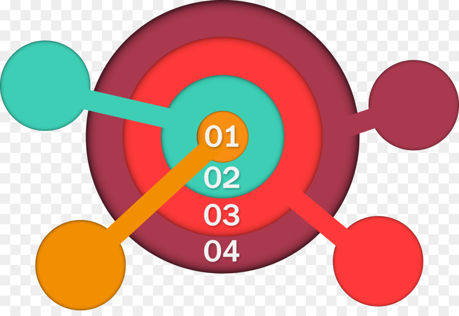 cerchio - Vettore flat circle associazione diagramma immagine in PNG