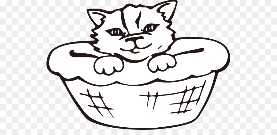 Gatti Gattino bianco e Nero, Clip art - cartone animato gatto