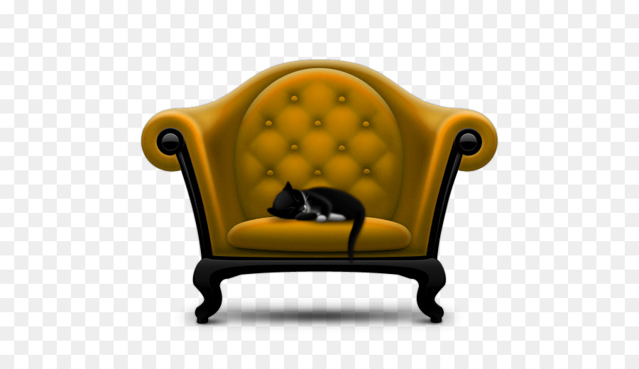 Couch Wohnzimmer The Noun Project-Symbol - Gelbe Katze auf der couch schlafen