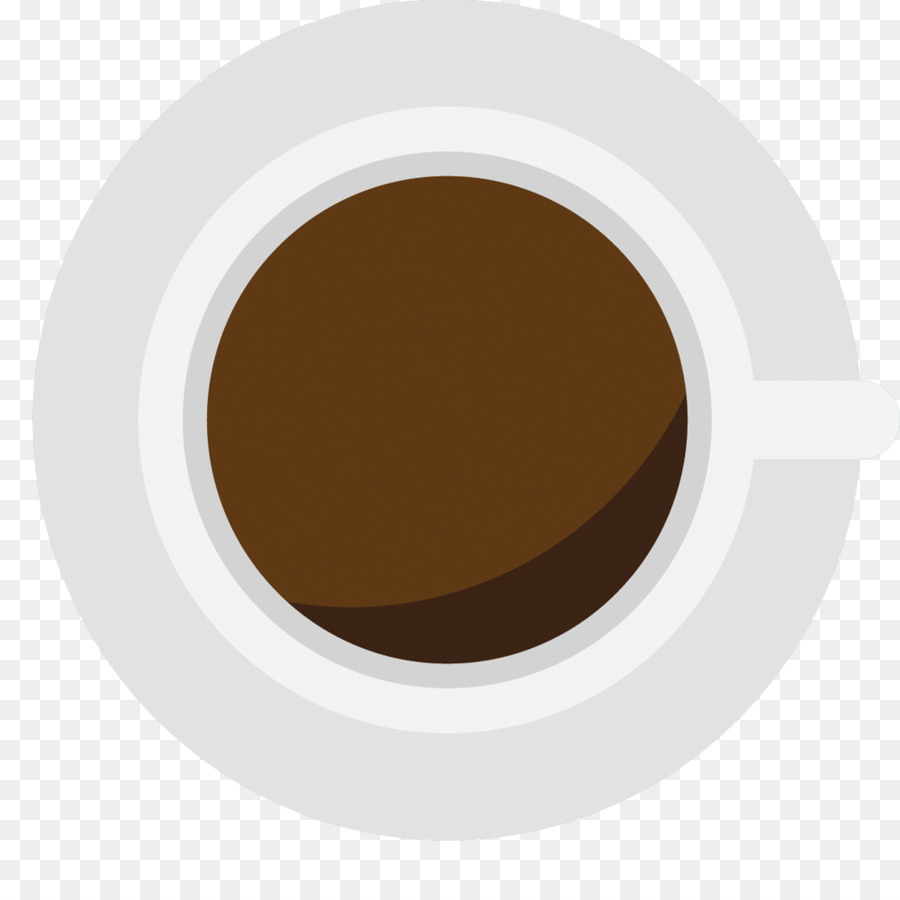 Tazza di caffè Cerchio Font - Caffè vector materiale Piatto