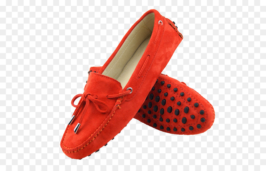 Slip-on scarpa Maglieria Pantaloni Cavigliera - Arancione scarpe di prua