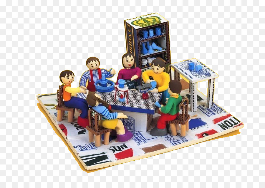 Phim hoạt hình phòng Khách - 3D mô hình thú vị gia đình trong phòng khách