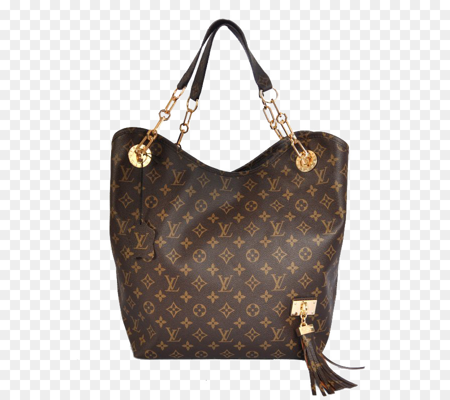 Chanel Louis Vuitton Handbag Monogram - Brown - Printed Bags Transparent PNG