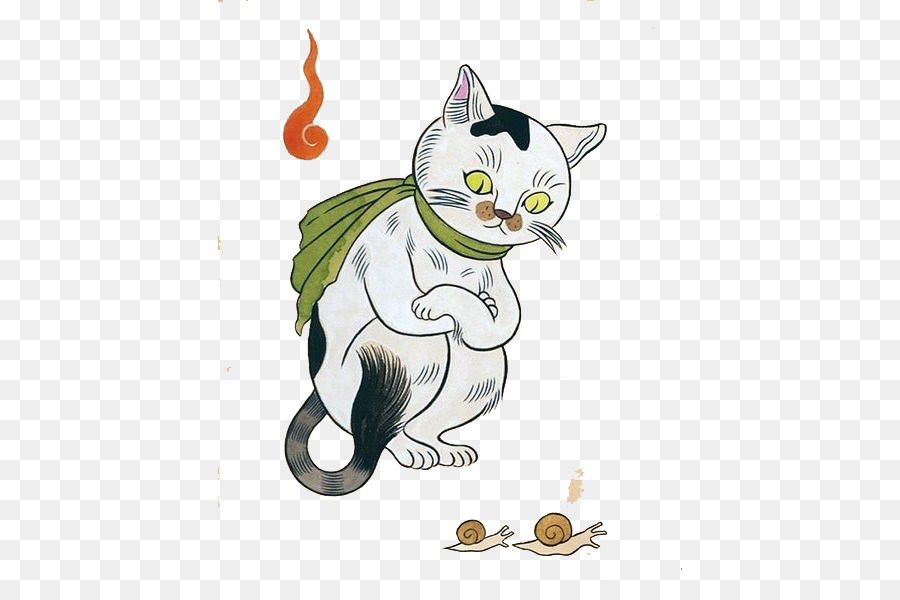 Gattino Tabby gatto Baffi Illustrator - cartone animato gatto