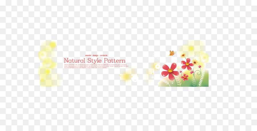 Logo Marke Muster - Frühling zarten floralen hintergrund