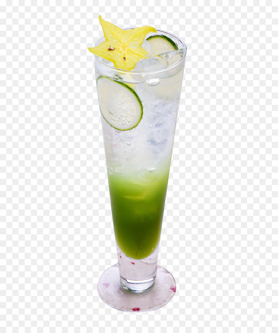 Rickey Caipirinha Lemonade Limeade green apple - Green apple-Blase Wasser