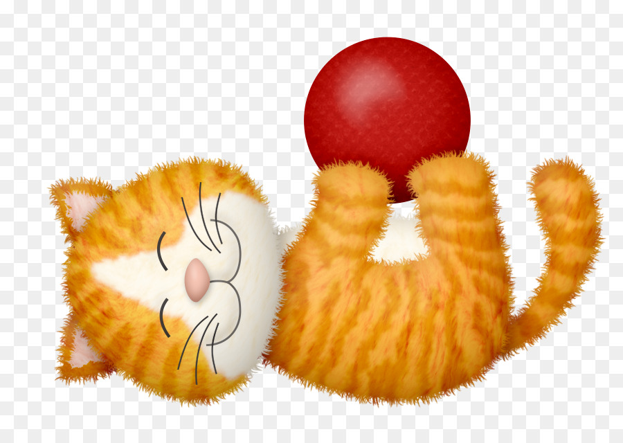 Katze Kätzchen Tier-Illustrationen, Clip art - gelbe Katze