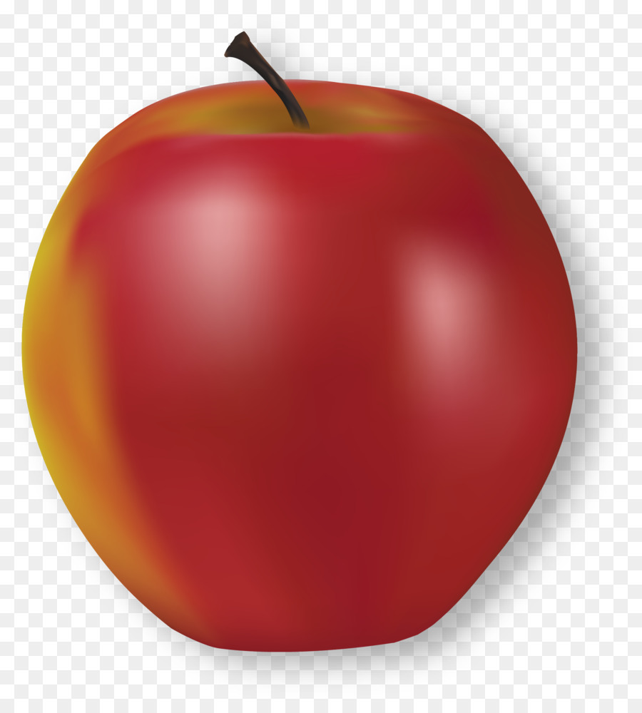 Roten Kleinen Apfel - Hand bemalt rot apple