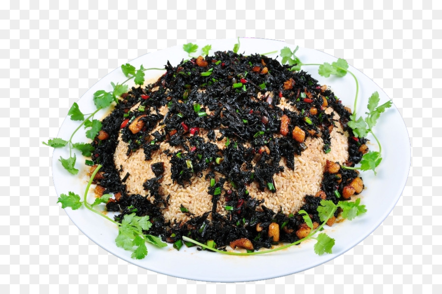 Küche des nahen Ostens Verbrannten Reis - Senfkörner knusprigem Reis
