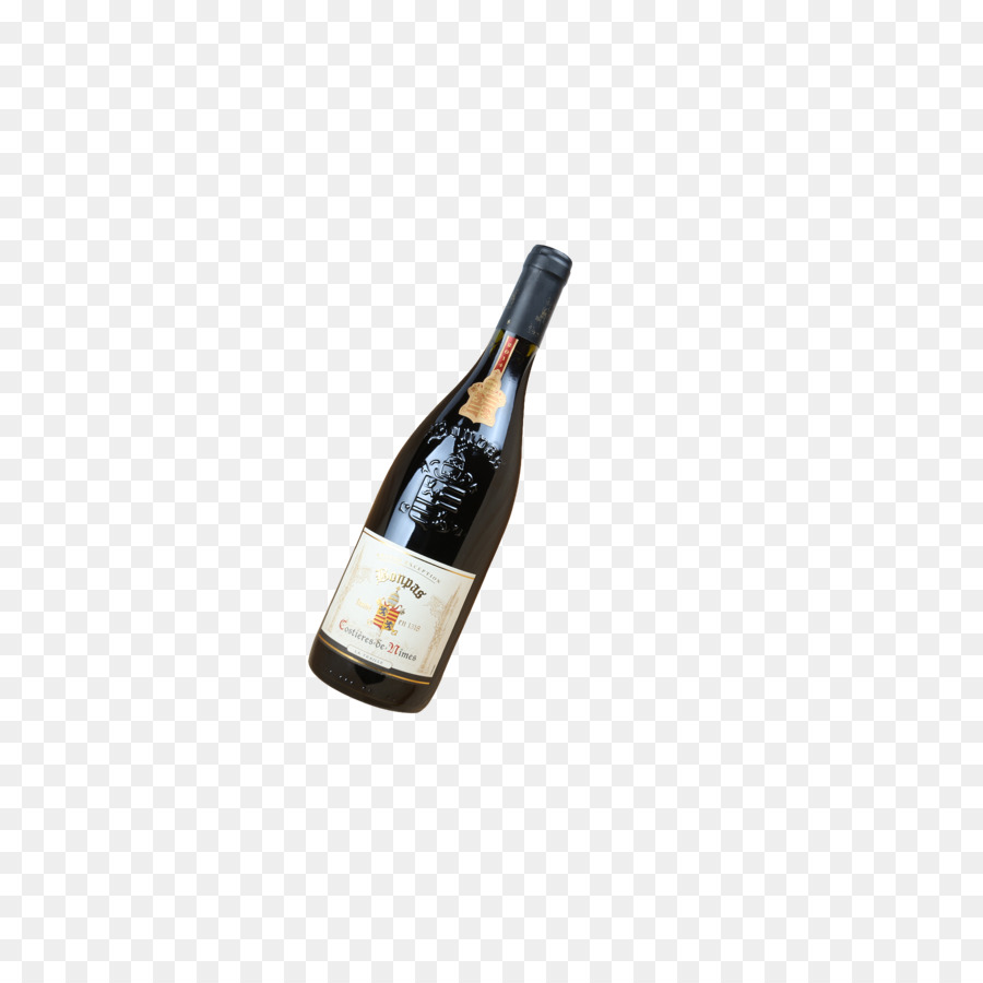 Vino bianco, Champagne, Bottiglia di vino di Riso - Una bottiglia di vino