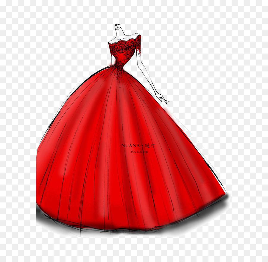 Rosso abito da sposa Abito abito da sposa - nozze rosse
