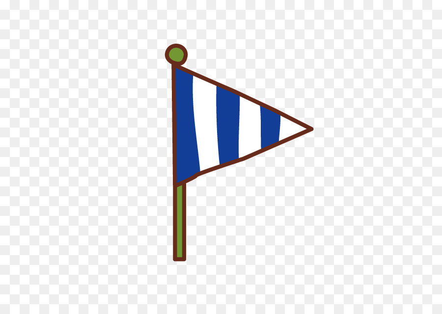 Bandiera Blu Bianco - Cartoon bianco e blu della bandiera