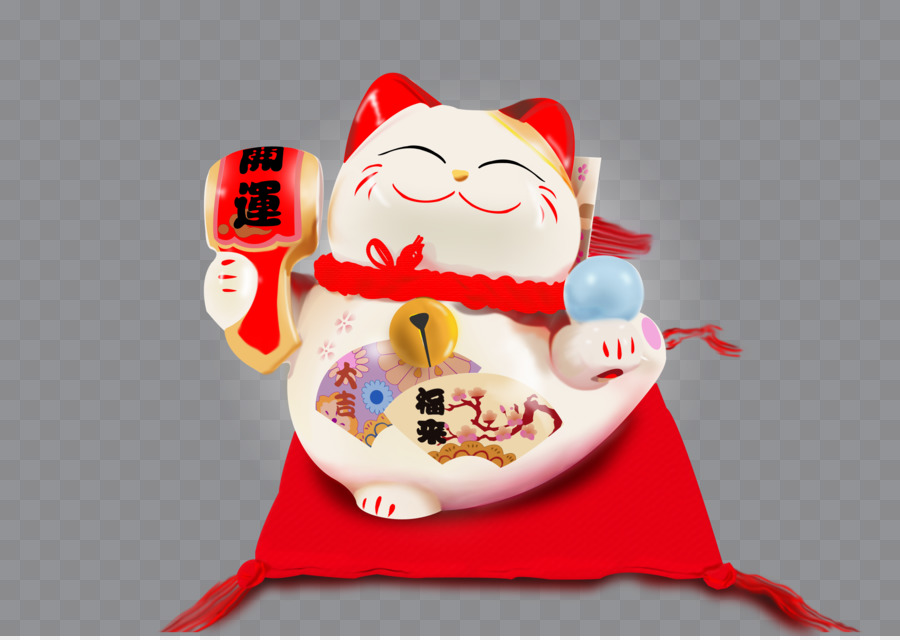 Katze Maneki neko - Lucky Cat psd-Datei