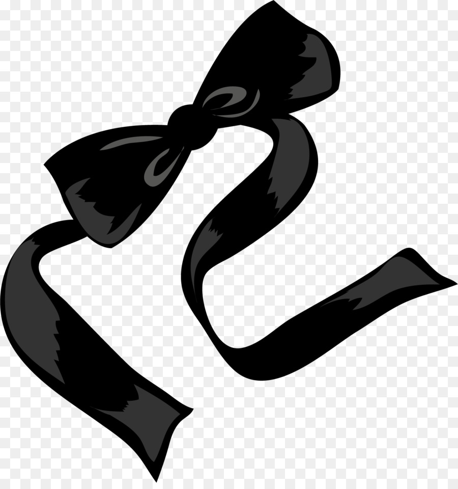 Schwarz und weiß clipart - Vektor schwarz lackiert Bogen