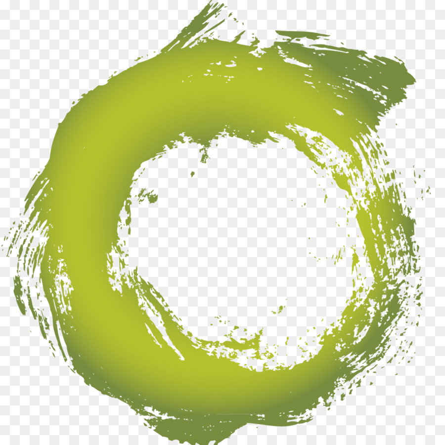 Tinte - grüner Kreis Tinte