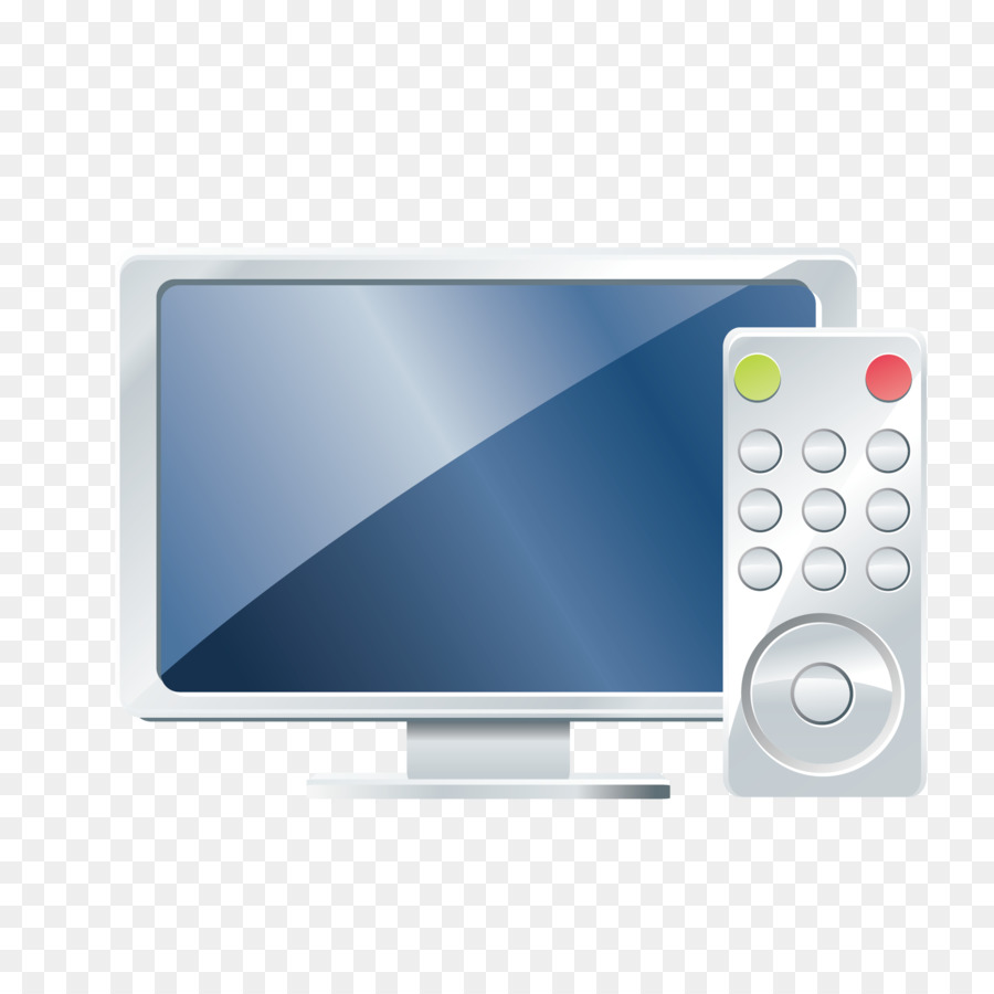 Televisione, Computer, monitor a cristalli Liquidi - Disegnati a mano vector TV
