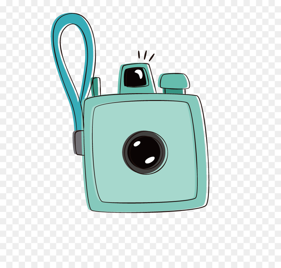 Fotocamera Fotografia di file di Computer - Vettore blu fotocamera