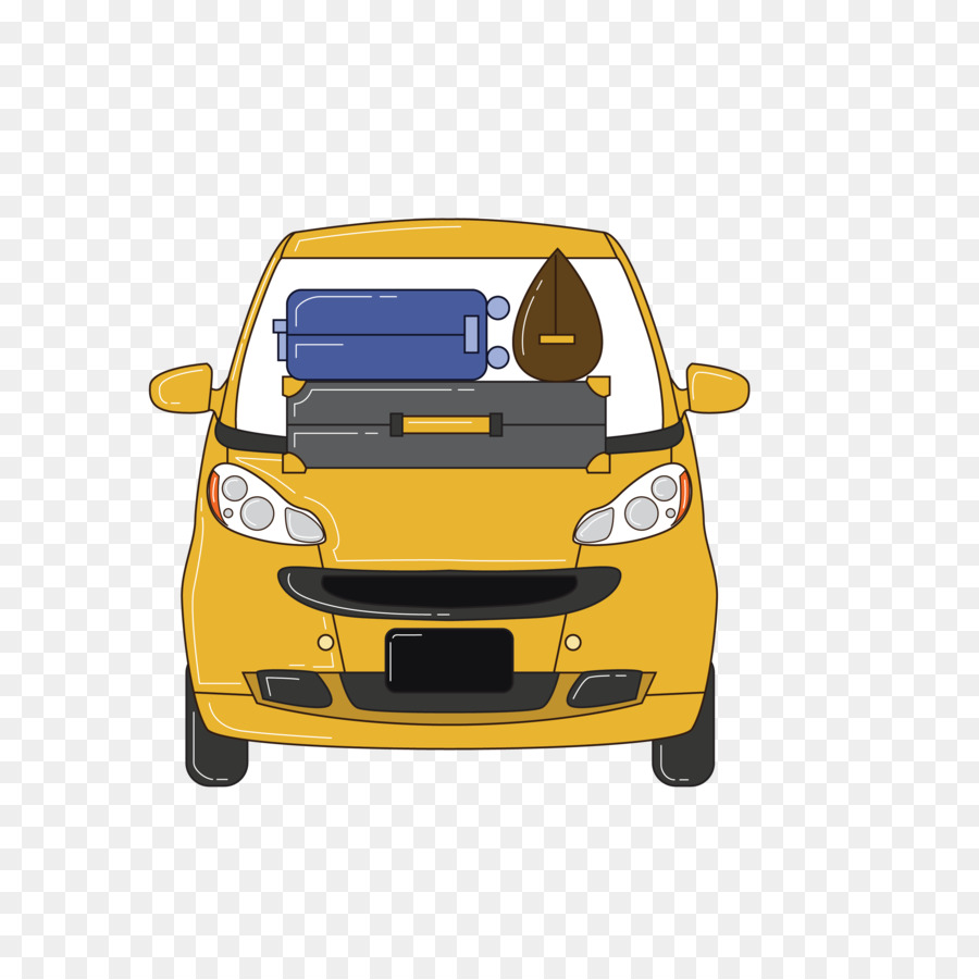 Auto-Tür-Automobil-design-Gelb - Vector gelb Auto PKW