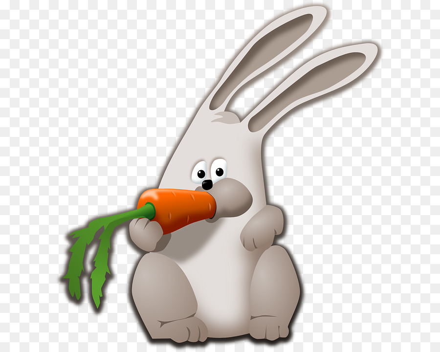 Easter Bunny Leporids cà Rốt Ăn Clip nghệ thuật - phim hoạt hình thỏ