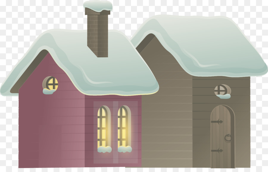 Inverno neve casa - casa d'inverno