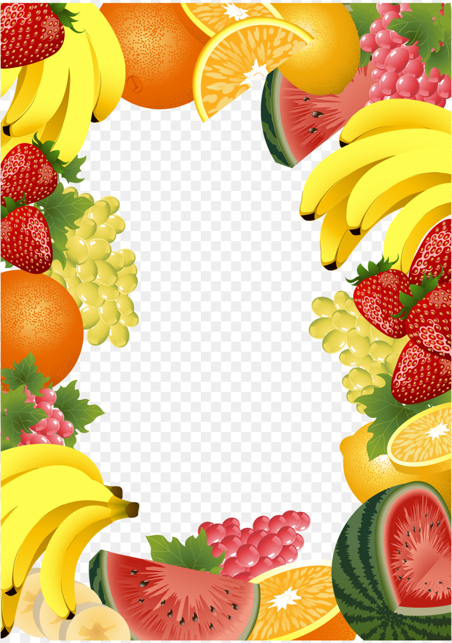 Obst-Bild-Rahmen-Royalty-free - Obst und Gemüse Vektor material
