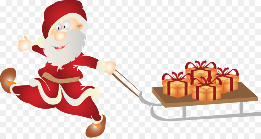 Santa Claus trang trí Giáng sinh Tặng Clip nghệ thuật - santa claus món quà sáng tạo