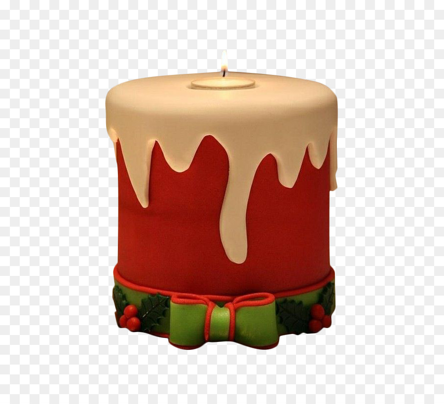 Di natale torta di Compleanno torta di Mousse di Candela - Torta di natale di candela