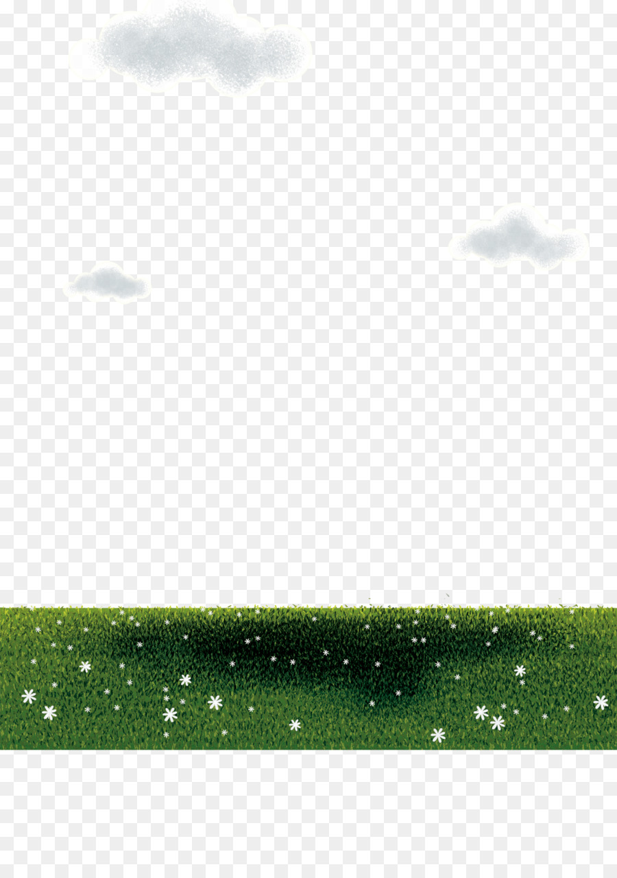 Gras Grün Wolken - Gras und weißen Wolken