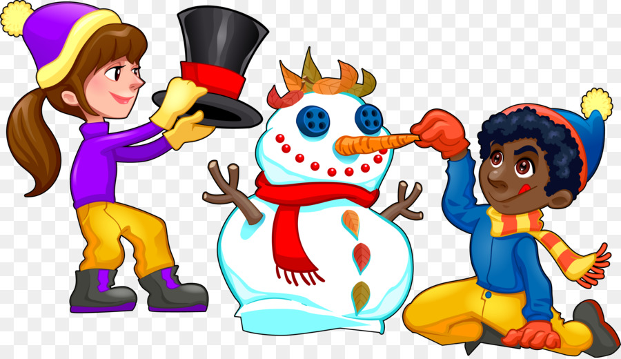 Royalty-free Pupazzo di neve, Illustrazione, Disegno - Vettore dipinta a mano del pupazzo di neve bambino
