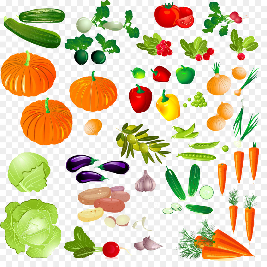 Frullato di Frutta e Verdura Clip art - Raccolta di frutta e verdura