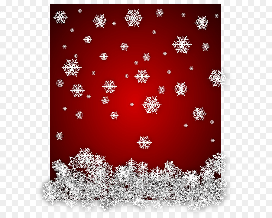 Schneeflocke Zeichnung Clip art - Weihnachten rot Schneeflocken winter