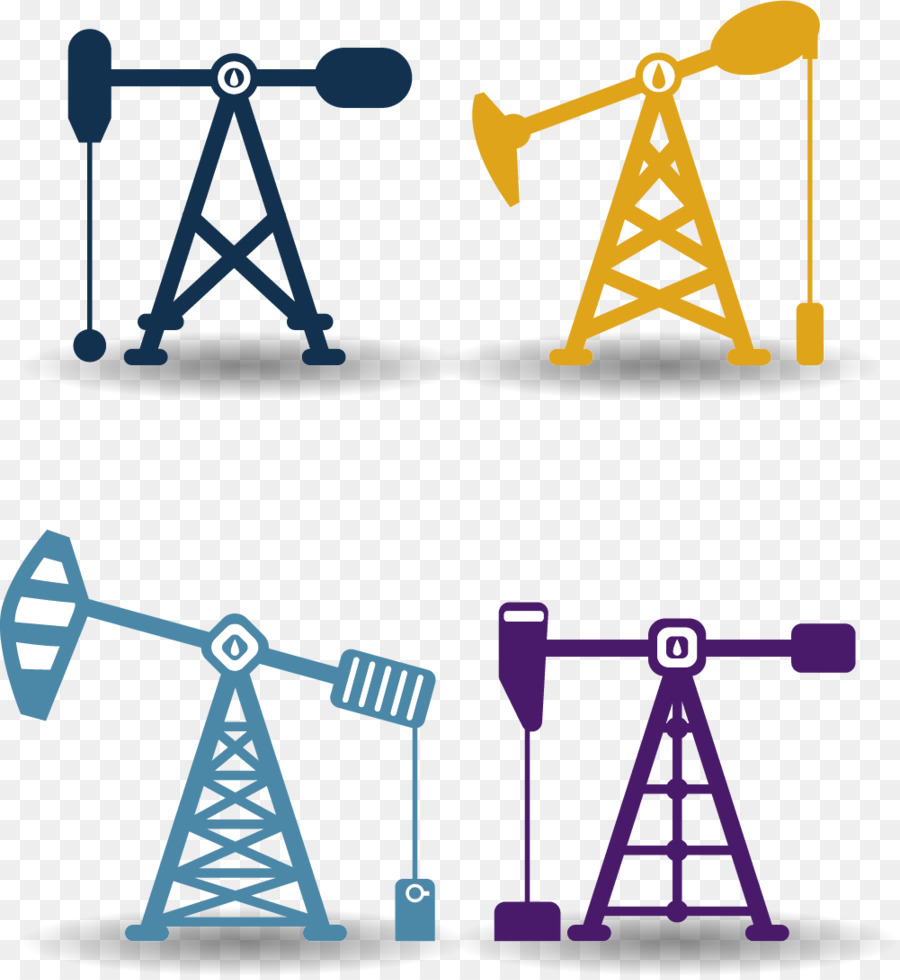 Estrazione di petrolio campo dell'industria del Petrolio - Quattro tipi di olio, attrezzature per l'estrazione