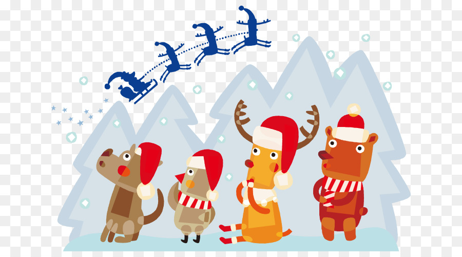 Santa Claus Christmas carol Quiz babbo Natale - Babbo Natale vettoriali atmosfera di festa