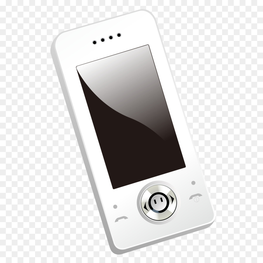 Funktion, Telefon, Smartphone, Multimedia-Mobilfunknetz - Weiße Handy Modell