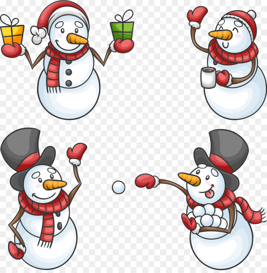 Ded Moroz Schneemann Weihnachten Winter - Kreative niedlichen winter Schneemann