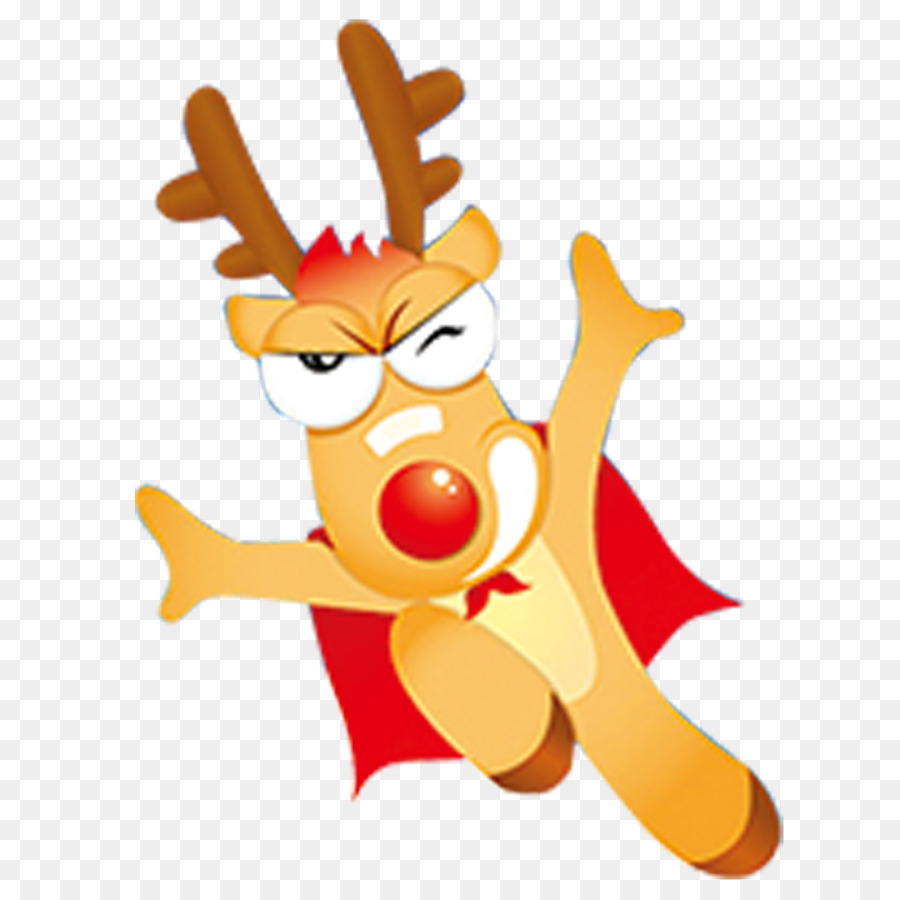 Elk Cartolina - Natale cervi elemento