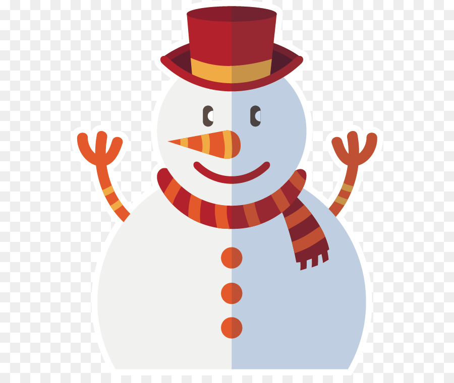 Babbo Natale, La Renna Di Natale - simpatico pupazzo di neve