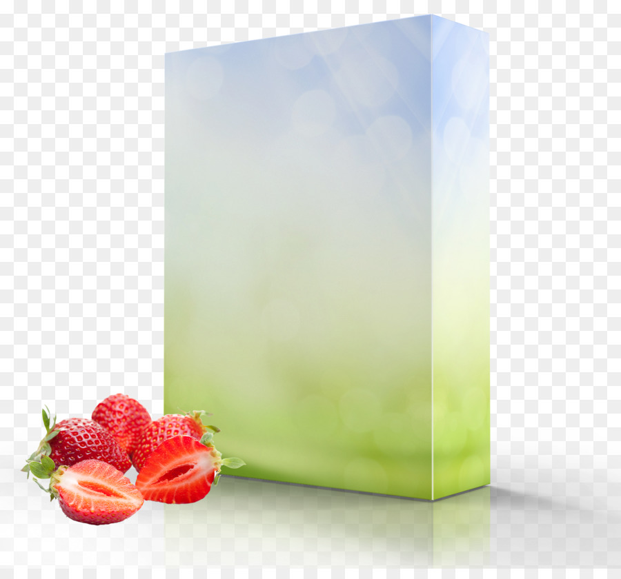 Papier Box Verpackung und Etikettierung - Umzugskartons Erdbeere