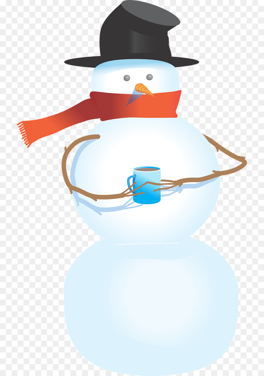 Pupazzo Di Neve Cartoon Inverno - Invernali, Pupazzo di neve decorazione