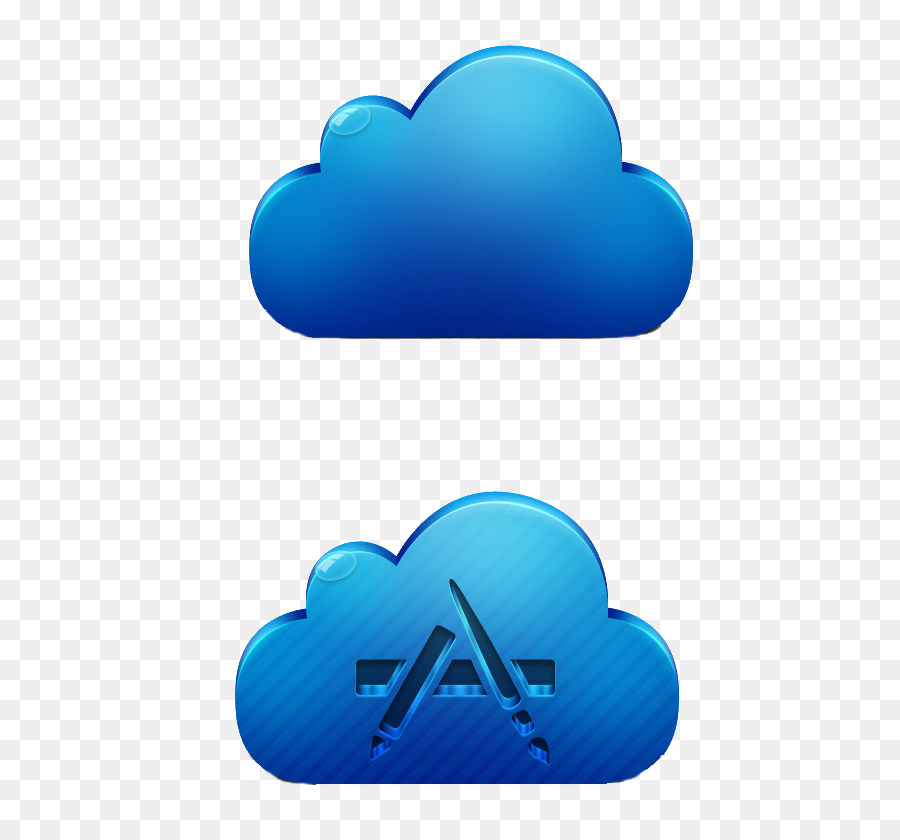 iCloud Táo Biểu tượng Hình dạng Biểu tượng - nổi đám mây