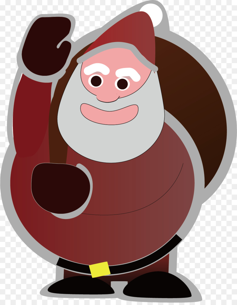 Santa suit Weihnachts-Geschenk-Illustration - cartoon santa claus Vektor material