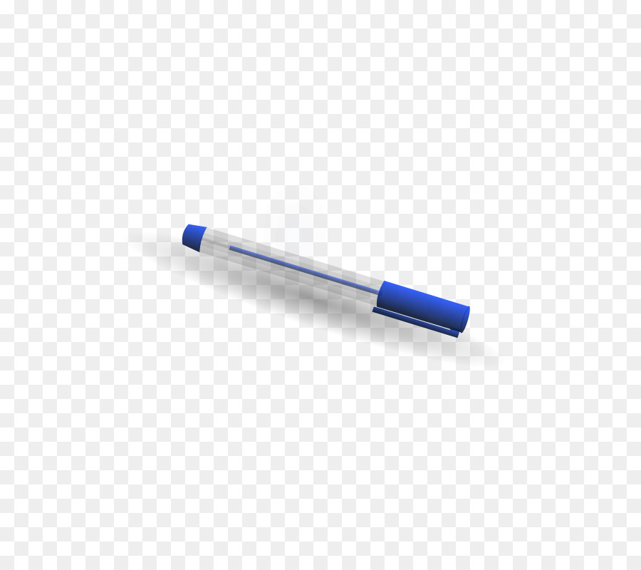 Penna blu Cobalto - Blu cartone animato di penna