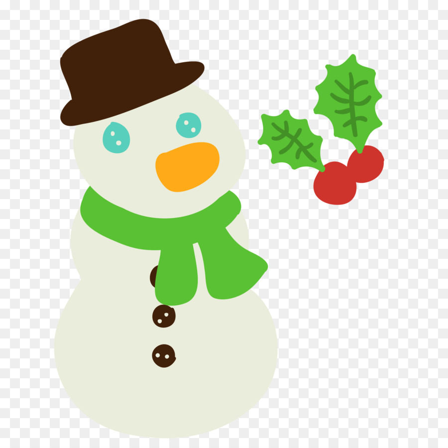 Natale Icona Di Download - Natale pupazzo di neve Vettoriale