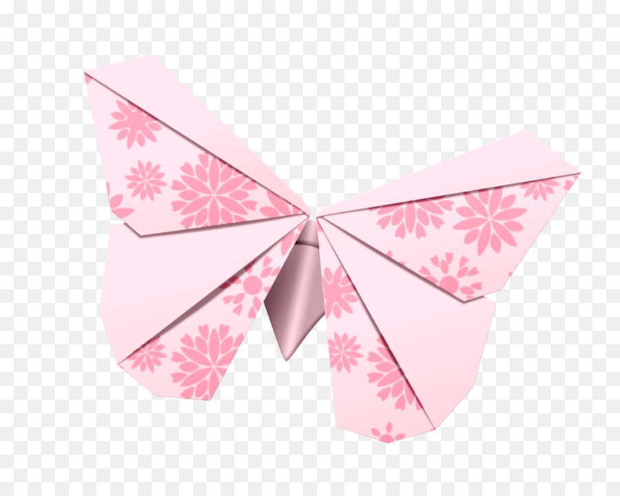 Schmetterling-Origami Papier Muster - Schmetterling