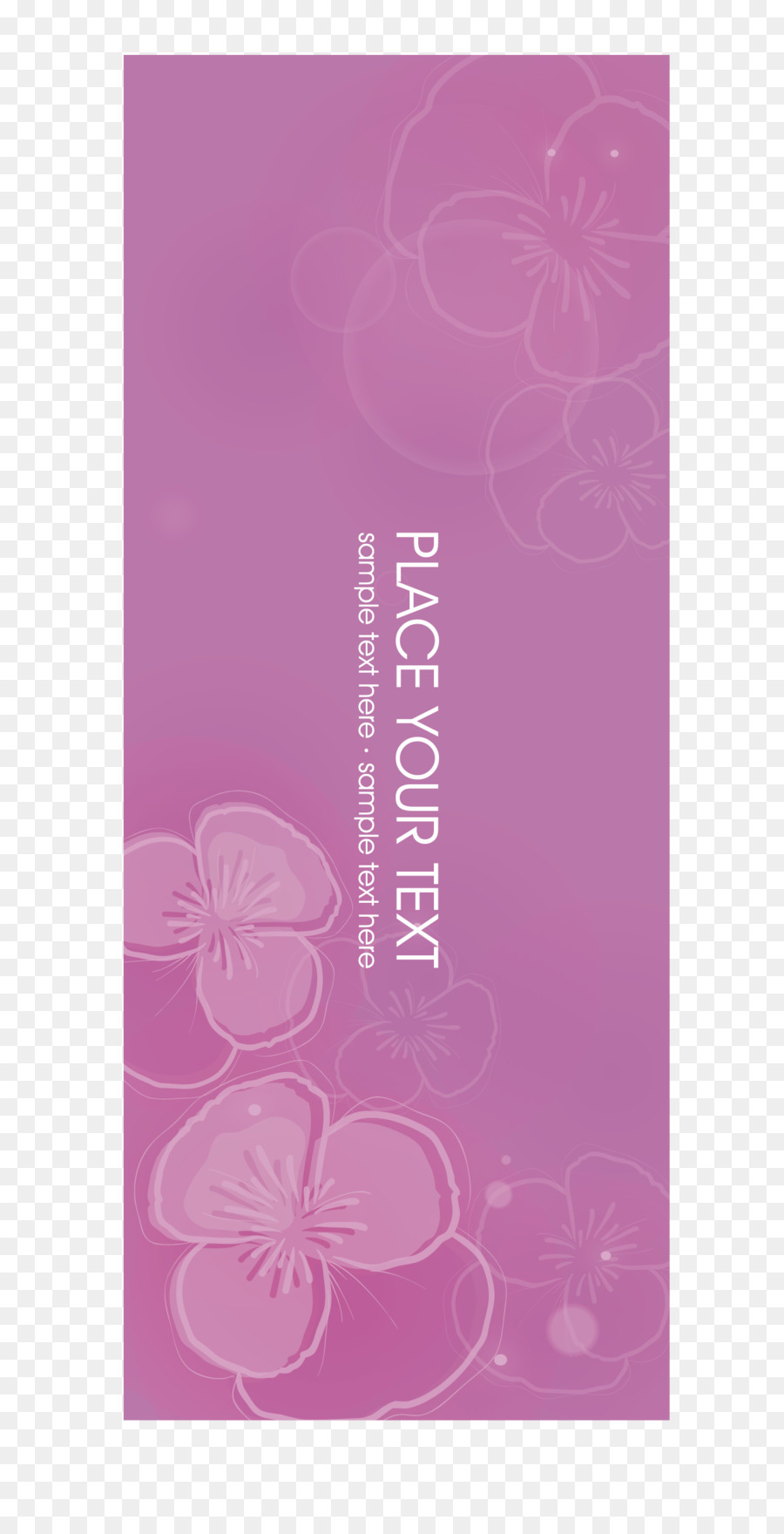 Marke Blütenblatt Schriftart - Kreative boutique Mode Technologie Platten