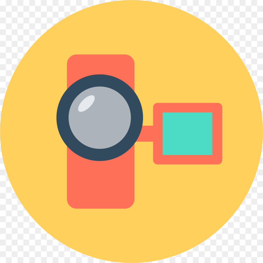 Video Kamera Scalable Vector Graphics Symbol - Cartoon-HD-Kamera-Symbol