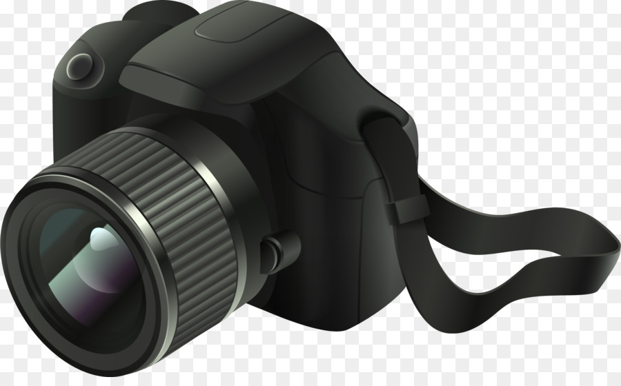 Die digitale SLR-Fotografie Kamera-Grafik-design - Vektor lackiert Kamera