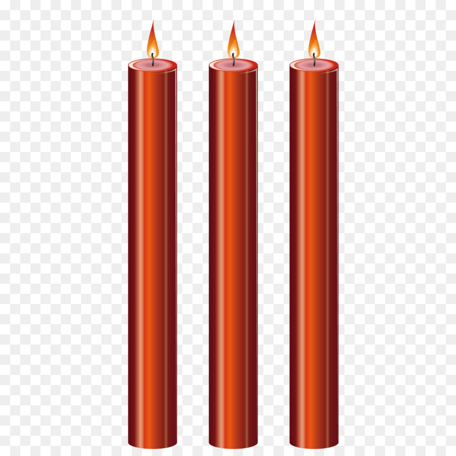 Kerze Clip art - Vektor rote Kerze